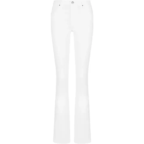 Optisch Weiße Denim Jeans , Damen, Größe: W26 - Armani Exchange - Modalova