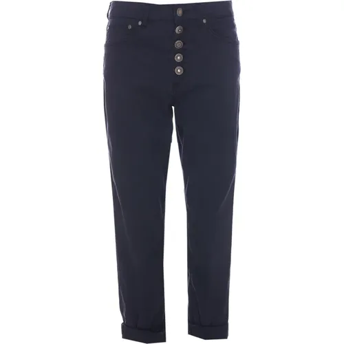 Slim-Fit Jeans with Cuffs , female, Sizes: W26 - Dondup - Modalova