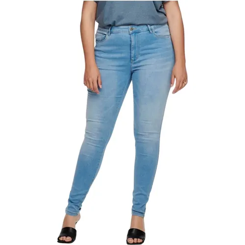 Skinny Denim Jeans für Frauen , Damen, Größe: XL - Only Carmakoma - Modalova