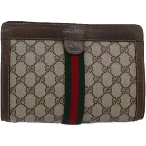 Pre-owned Leder clutches - Gucci Vintage - Modalova