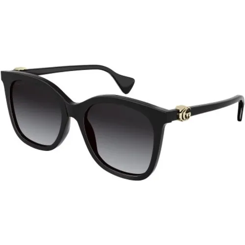 Schwarze Graue Sonnenbrille Gucci - Gucci - Modalova