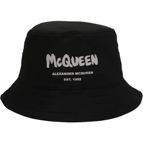 Stylischer Logo Bucket Hat für Männer , Herren, Größe: M - alexander mcqueen - Modalova
