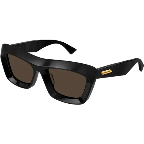 Brown Sunglasses Bv1283S , female, Sizes: 53 MM - Bottega Veneta - Modalova