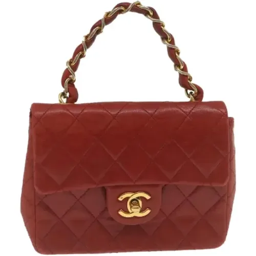 Pre-owned Leather Chanel Flap Bag , female, Sizes: ONE SIZE - Chanel Vintage - Modalova