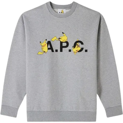 Pikachu Print Sweatshirt A.p.c - A.p.c. - Modalova