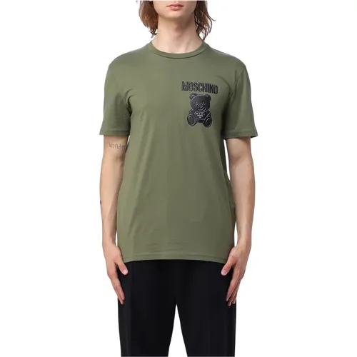 Premium Men`s T-Shirt - Stylish and Comfortable , male, Sizes: S - Moschino - Modalova