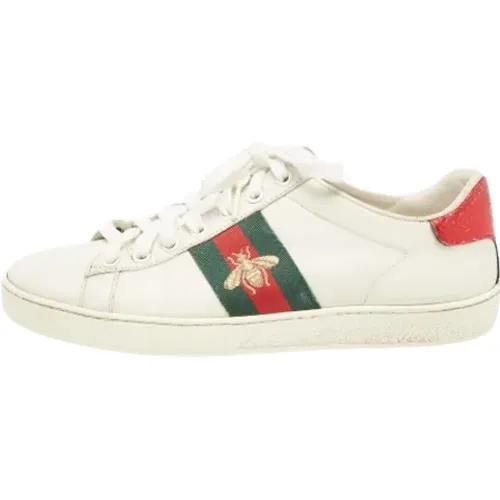 Pre-owned Leder sneakers - Gucci Vintage - Modalova