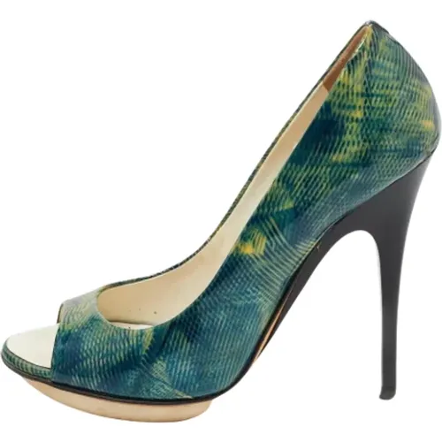 Pre-owned Leather heels , female, Sizes: 3 UK - Giuseppe Zanotti Pre-owned - Modalova