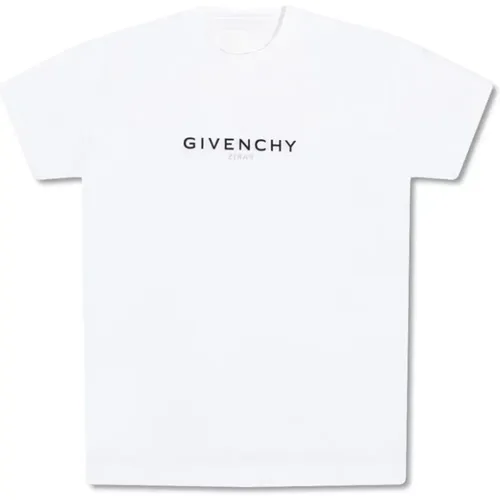 Black Logo Oversized T-Shirt , male, Sizes: L - Givenchy - Modalova