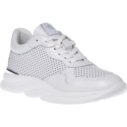 Sneaker in perforated calfskin , female, Sizes: 7 UK, 3 UK, 8 UK, 5 1/2 UK - Baldinini - Modalova