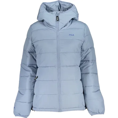 Hooded Jacket with Pockets and Print , female, Sizes: M, XS - Fila - Modalova