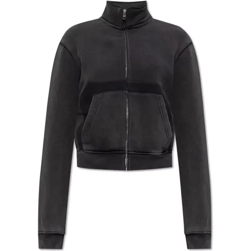 Sweatshirt mit Vintage-Effekt , Damen, Größe: L - T by Alexander Wang - Modalova