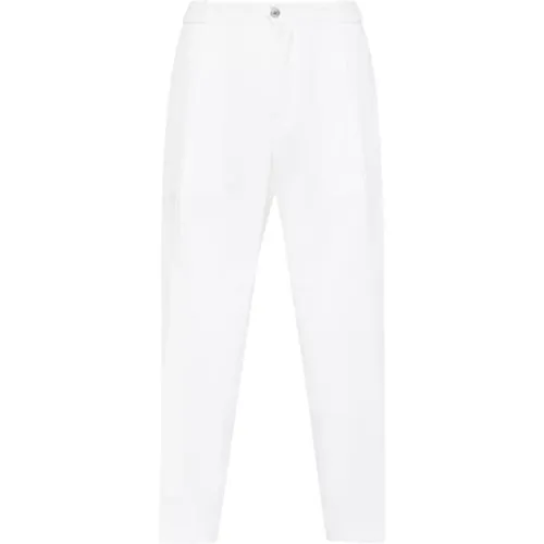 Cropped Trousers , male, Sizes: M - Briglia - Modalova