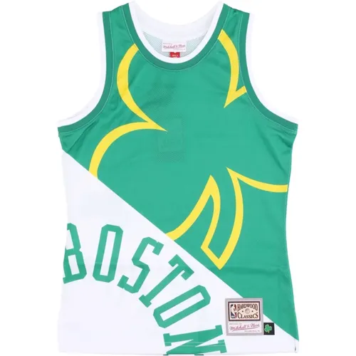 Boston Celtics Tank Top , Herren, Größe: L - Mitchell & Ness - Modalova