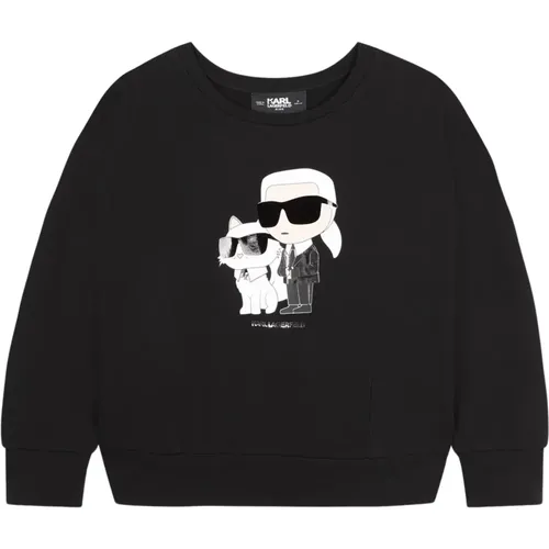 Ikonik Karl und Choupette Sweatshirt - Karl Lagerfeld - Modalova