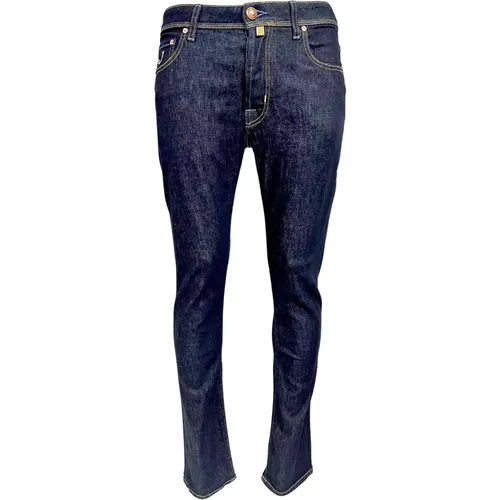 Slim-fit Riviera Label One Washed Jeans , Herren, Größe: W35 - Jacob Cohën - Modalova
