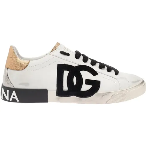 Weiße Portofino Sneaker , Herren, Größe: 40 EU - Dolce & Gabbana - Modalova