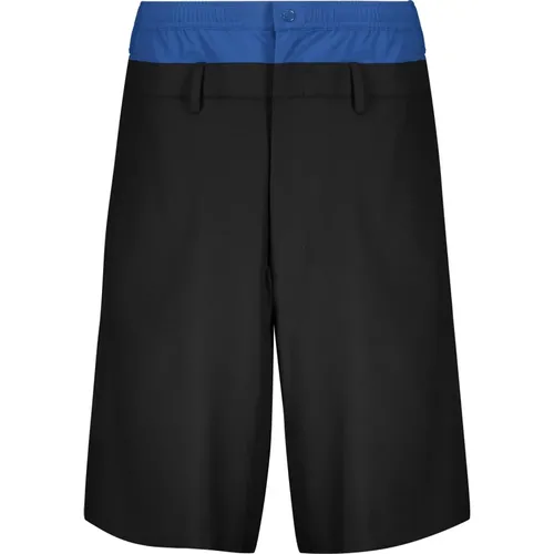 Bermuda Shorts mit Kontrastelastischem Bund , Herren, Größe: M - AMBUSH - Modalova