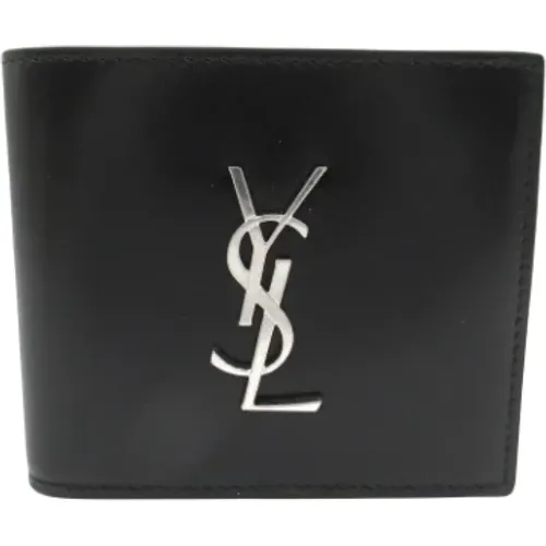 Pre-owned Leather wallets , male, Sizes: ONE SIZE - Yves Saint Laurent Vintage - Modalova