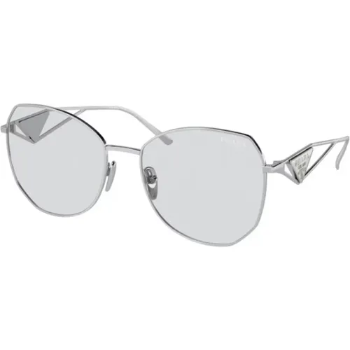 Stylische Sonnenbrille Schwarz 1Bc07D , Damen, Größe: 57 MM - Prada - Modalova
