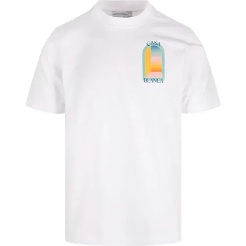 Coloré Arch Print T-shirt Weiß - Casablanca - Modalova