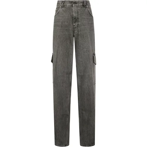 Cargo Marble Jeans , female, Sizes: W27 - Haikure - Modalova