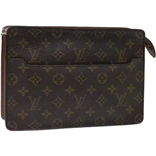 Pre-owned Canvas clutches , female, Sizes: ONE SIZE - Louis Vuitton Vintage - Modalova