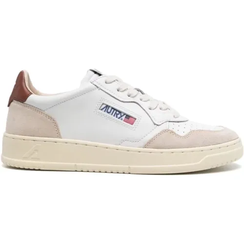 Medalist Low Leder Wildleder Sneakers , Herren, Größe: 45 EU - Autry - Modalova