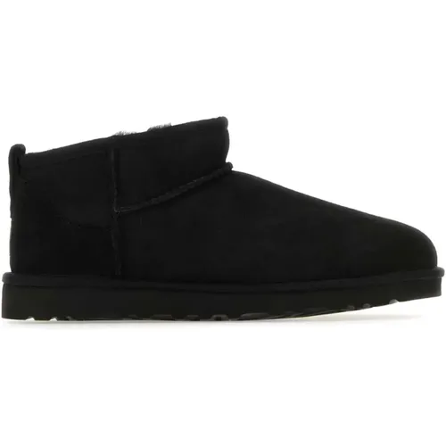 Klassische schwarze Wildleder Stiefeletten , Herren, Größe: 44 EU - Ugg - Modalova