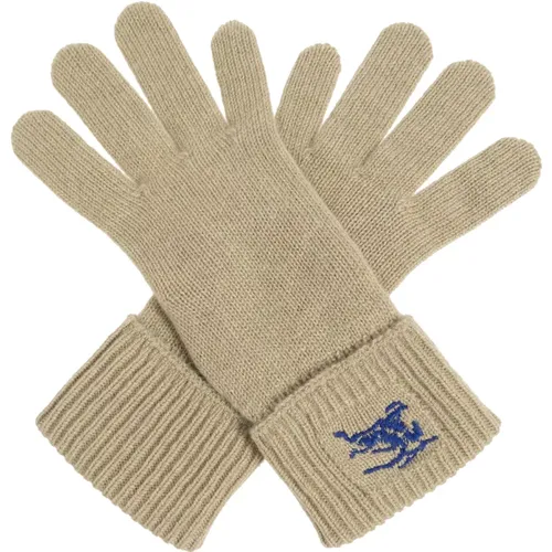 Cashmere gloves , male, Sizes: S, L, M/L, S/M - Burberry - Modalova