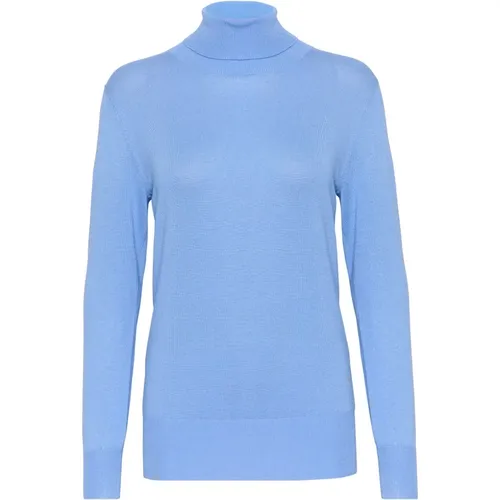 Roll Neck Sweater Cornflower , female, Sizes: XS - Kaffe - Modalova