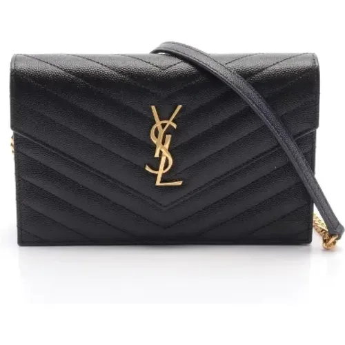 Pre-owned Leder schultertasche - Yves Saint Laurent Vintage - Modalova