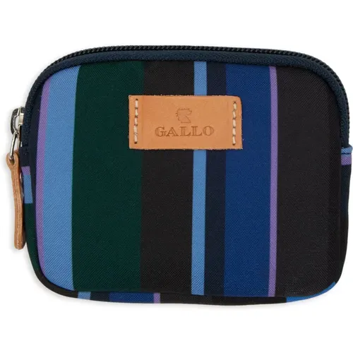 Gestreifte Blaue Unisex-Tasche - Gallo - Modalova