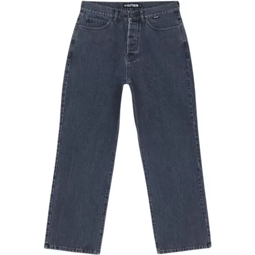 Lockerer Denim Jeans , Damen, Größe: W33 - IUTER - Modalova