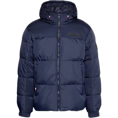 Kapuzenjacke für Männer im New York-Stil , Herren, Größe: 2XL - Tommy Hilfiger - Modalova