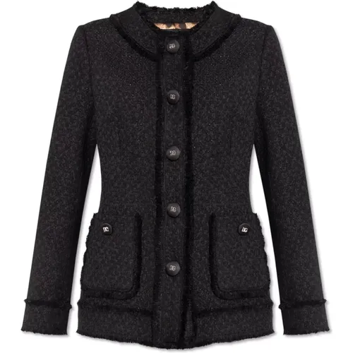 Tweed Blazer , female, Sizes: S, 2XS, XS - Dolce & Gabbana - Modalova