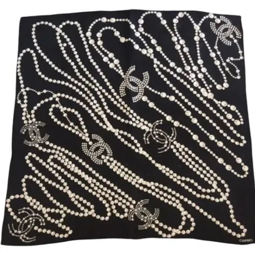 Pre-owned Silk scarves , female, Sizes: ONE SIZE - Chanel Vintage - Modalova