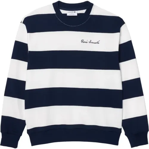 Striped Sweater , female, Sizes: L, M, S - Lacoste - Modalova