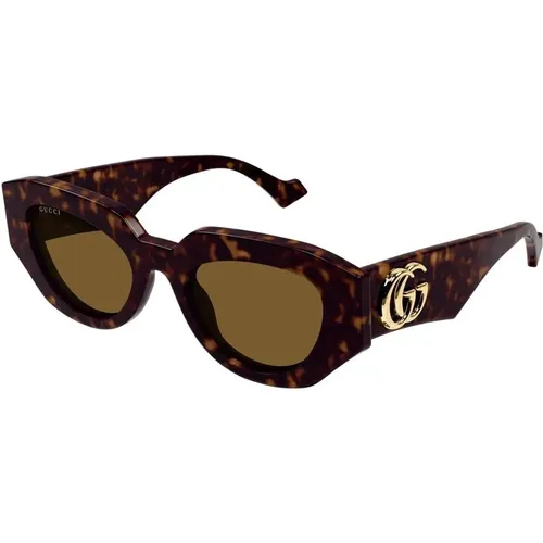 Stylische Sonnenbrille für Frauen , Damen, Größe: 51 MM - Gucci - Modalova