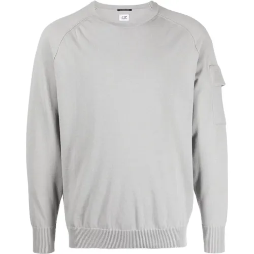 Light Grey Metropolis Sweater , male, Sizes: S, L, M, XL - C.P. Company - Modalova