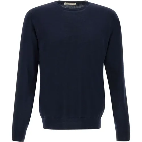 Merino Wool Crew Neck Sweater , Herren, Größe: 4XL - Filippo De Laurentiis - Modalova