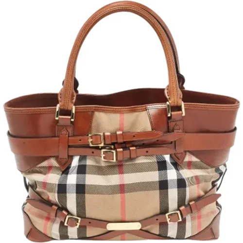 Pre-owned Canvas totes , female, Sizes: ONE SIZE - Burberry Vintage - Modalova