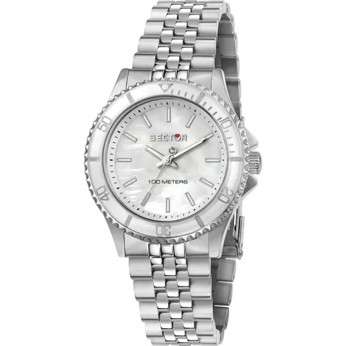 Women's Quartz Watch Stainless Steel , female, Sizes: ONE SIZE - Sector No Limits - Modalova