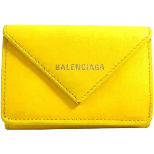 Pre-owned Leather wallets , unisex, Sizes: ONE SIZE - Balenciaga Vintage - Modalova