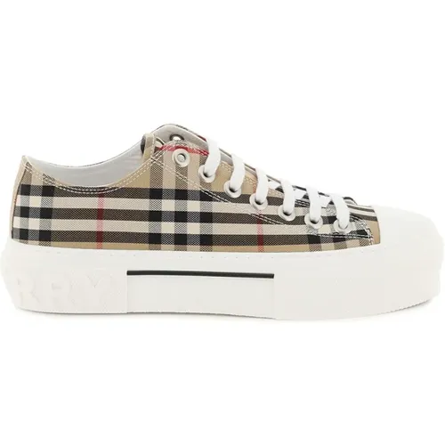 Vintage Check Low Sneakers , female, Sizes: 6 UK, 8 UK, 4 UK - Burberry - Modalova