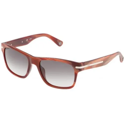 Braune Gemusterte Sonnenbrille Slw893-0Nks - Loewe - Modalova