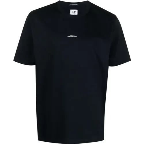 Blaues Metropolis Series T-Shirt , Herren, Größe: XL - C.P. Company - Modalova