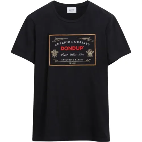 Lässiges T-Shirt , Herren, Größe: M - Dondup - Modalova