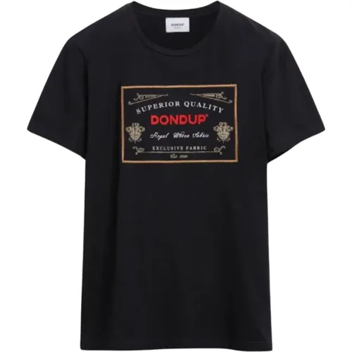 Lässiges T-Shirt , Herren, Größe: S - Dondup - Modalova