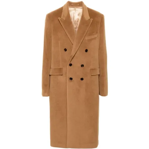 Camel Coat Attitude D.Petto , male, Sizes: XL - Lardini - Modalova